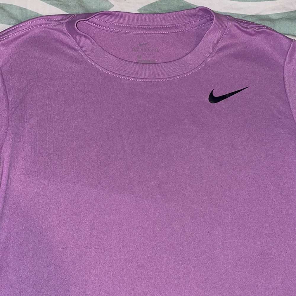 Purple Nike tee